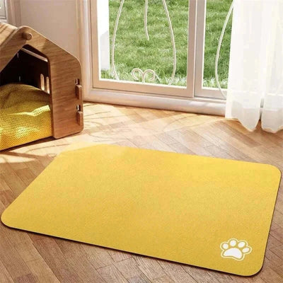 Washable Pet Bowl Mat