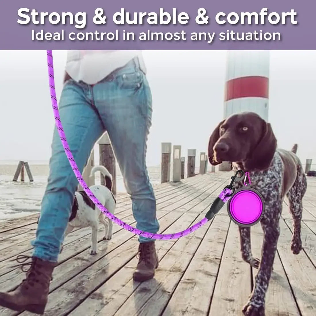 Durable Strong Dog Leash: Heavy-Duty Leash for All Sizes - CompulShop