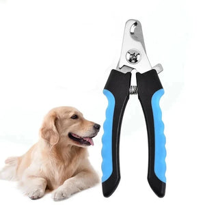 Professional Pet Nail Clipper with Safety Guard: Stainless Steel Scissors for Claw Care Grooming - CompulShop