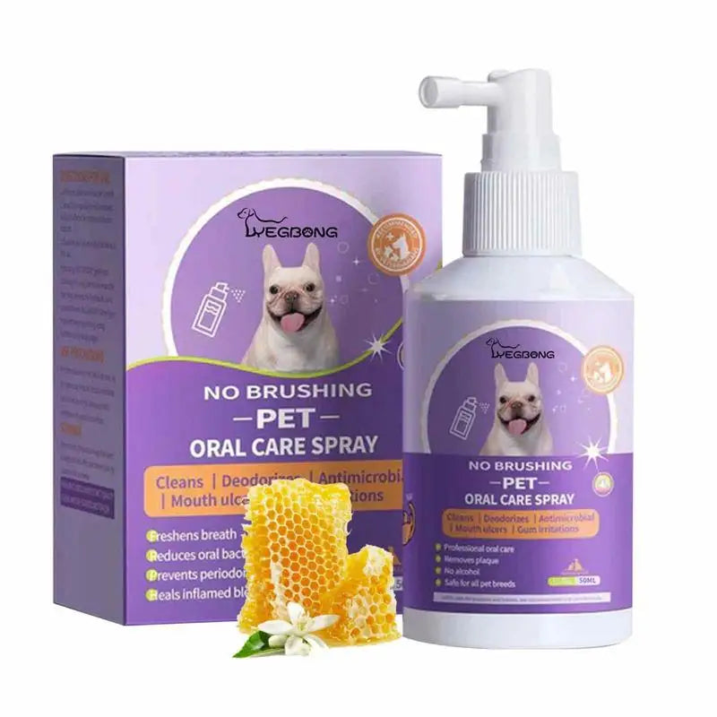 Teeth & Breath Care Pet Spray: Cleans teeth and freshens breath for pets