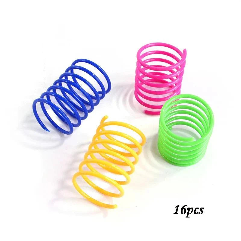 Colorful Cat Spring Toy