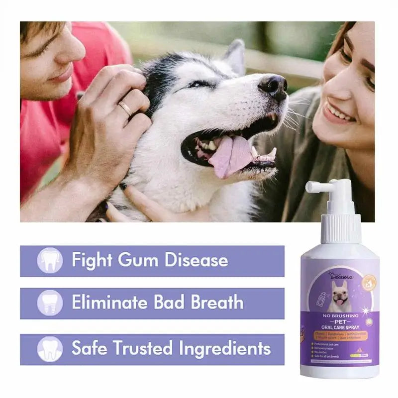 Teeth & Breath Care Pet Spray: Cleans teeth and freshens breath for pets